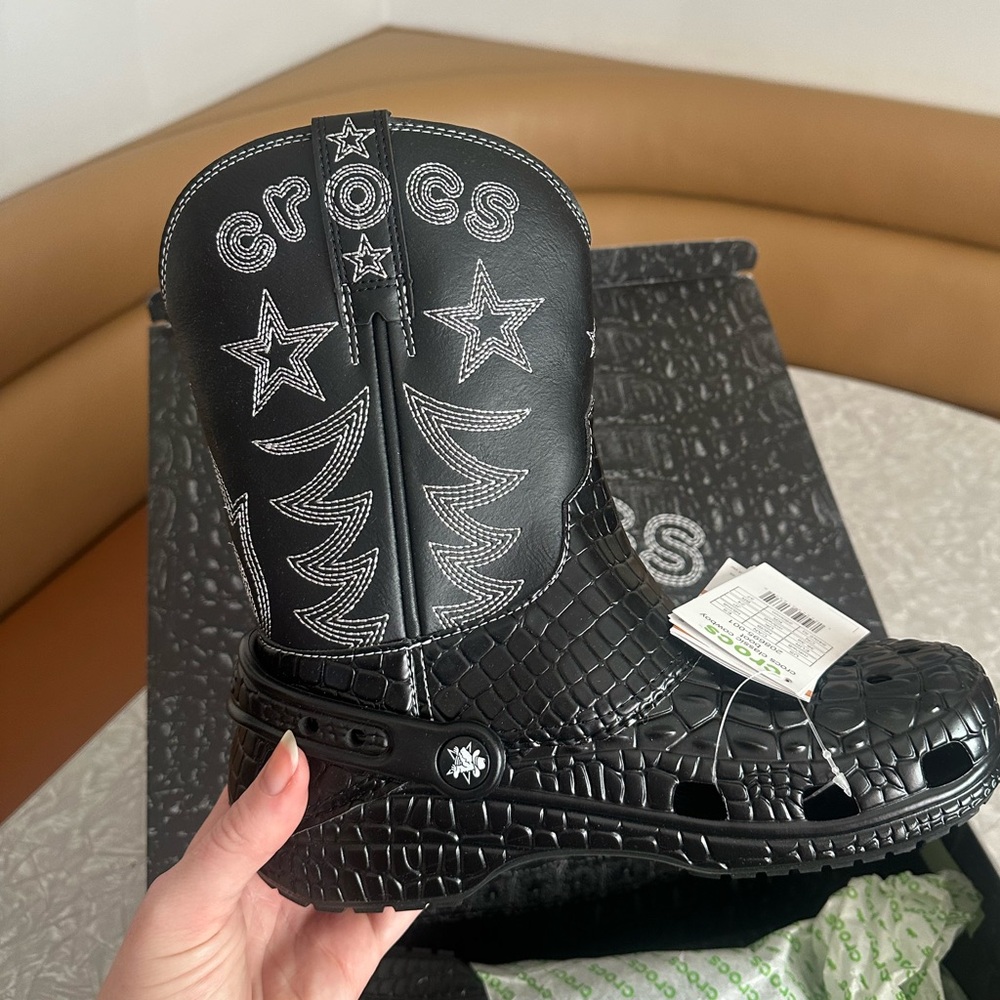 Limited Edition Croc Cowboy Boots WITH TAGS